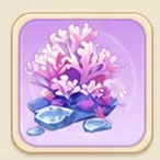 연자색 산호꽃
