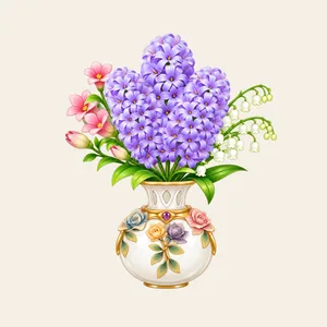 가벼운 고급 화병