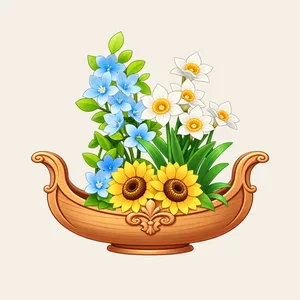 목화 꽃잔