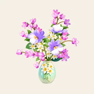생기 넘치는 부유화