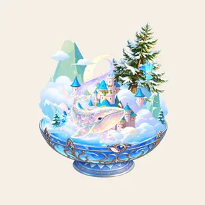 수정빛 얼음 꿈결